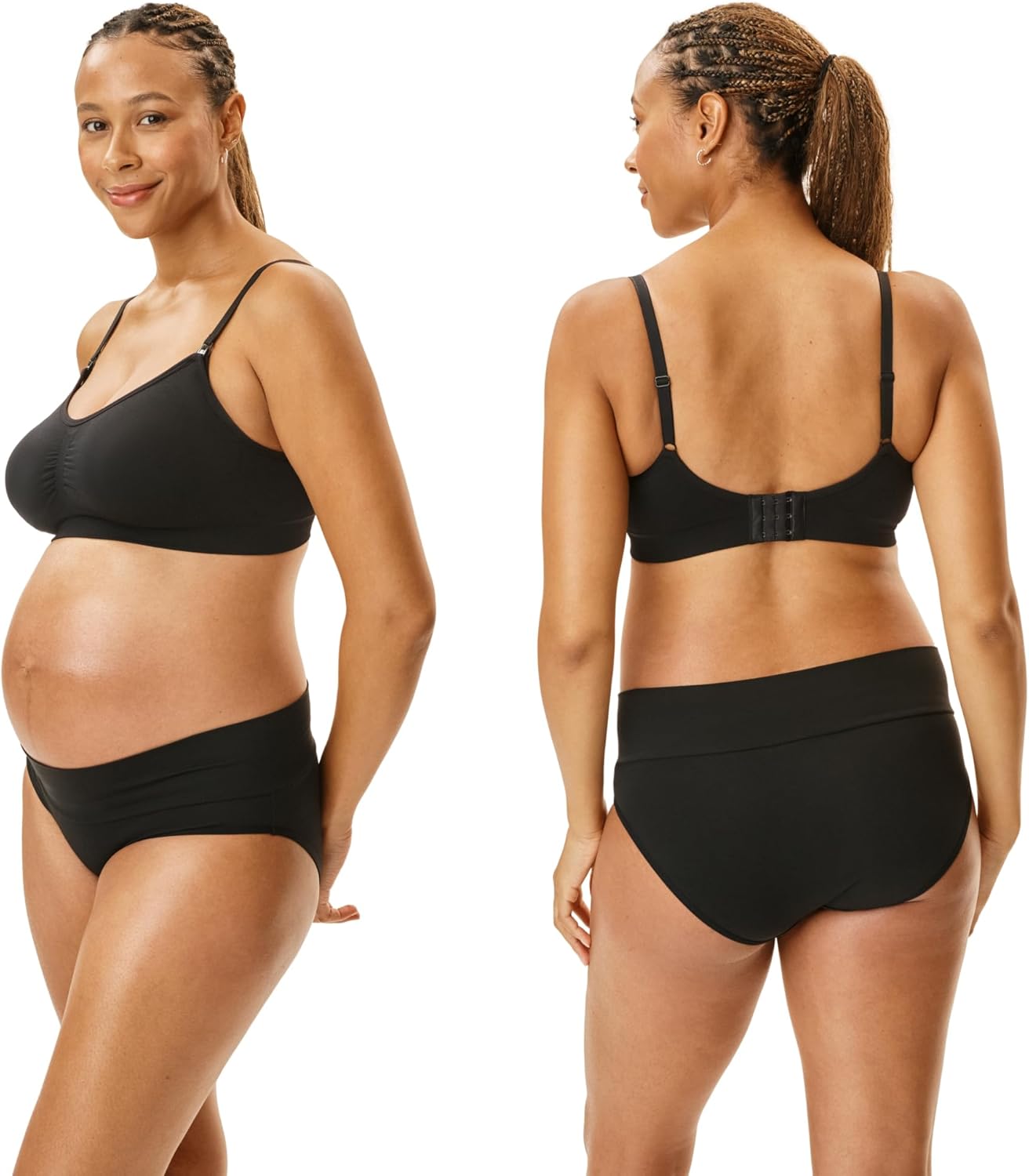 Motherhood Maternity Women’s Seamless Clip Down Nursing Bra Machine Washable Sizes S–3X Available in 1 & 2 Packs - Image 5