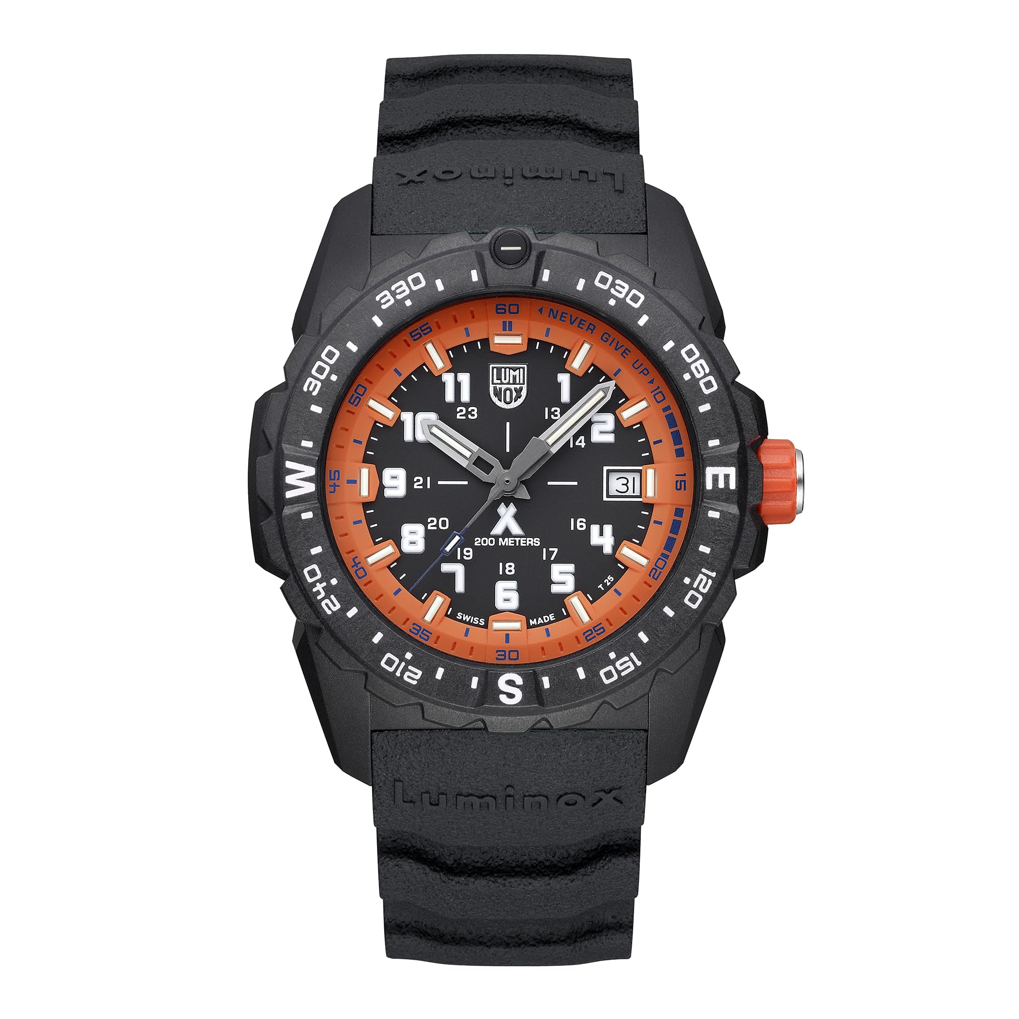 Luminox Rubber Bear Grylls Survival Analog Dial Color Black & Orange Watches For Men- Xb.3739 (B0CK5JNQSB) Amazon Price History, Amazon Price Tracker