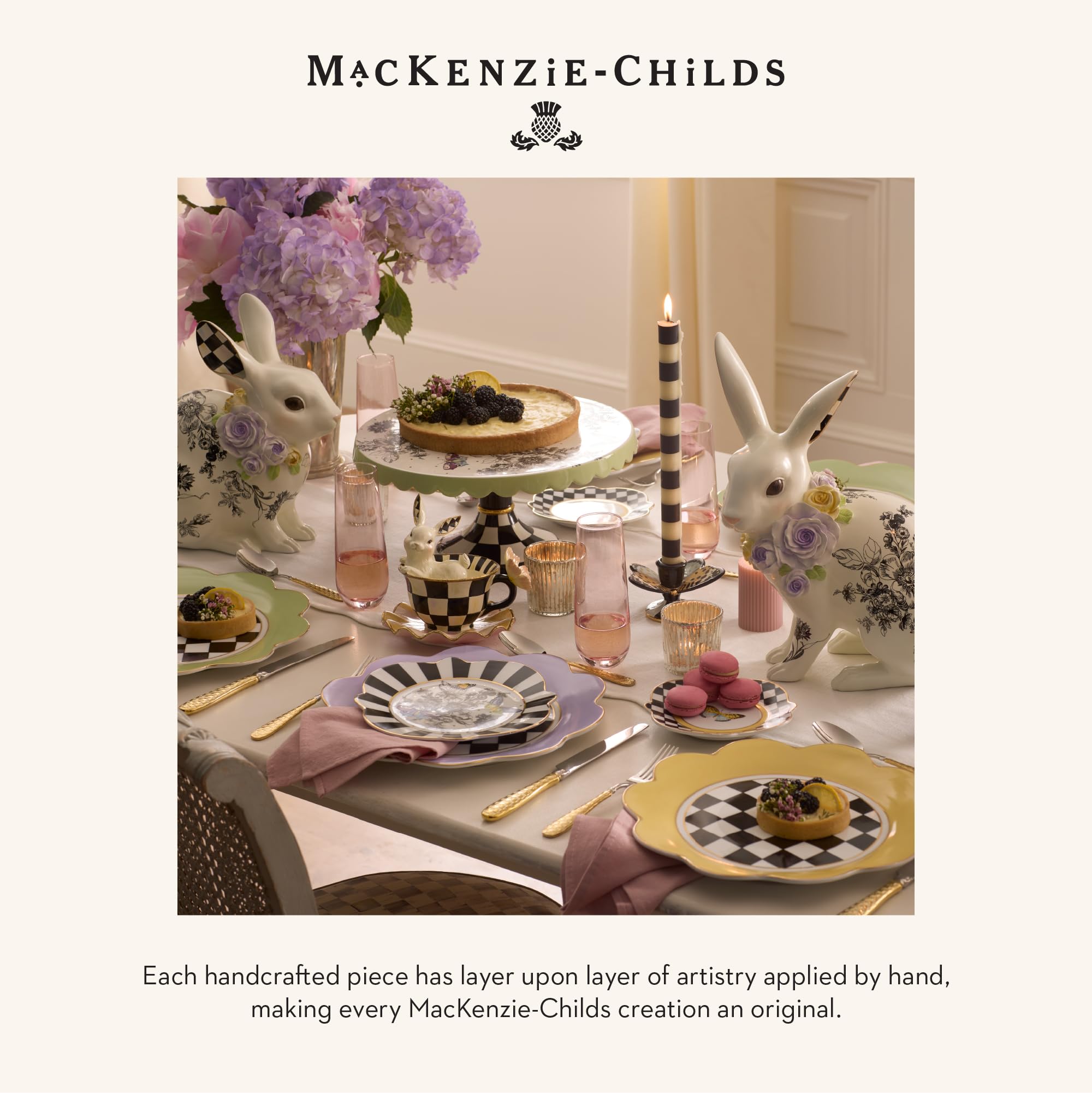 新作 マッケンジーチャイルズ 蝶 花柄　ソルト・ペッパー入れセット Amazon.com: MacKenzie-Childs: Butterfly Toile