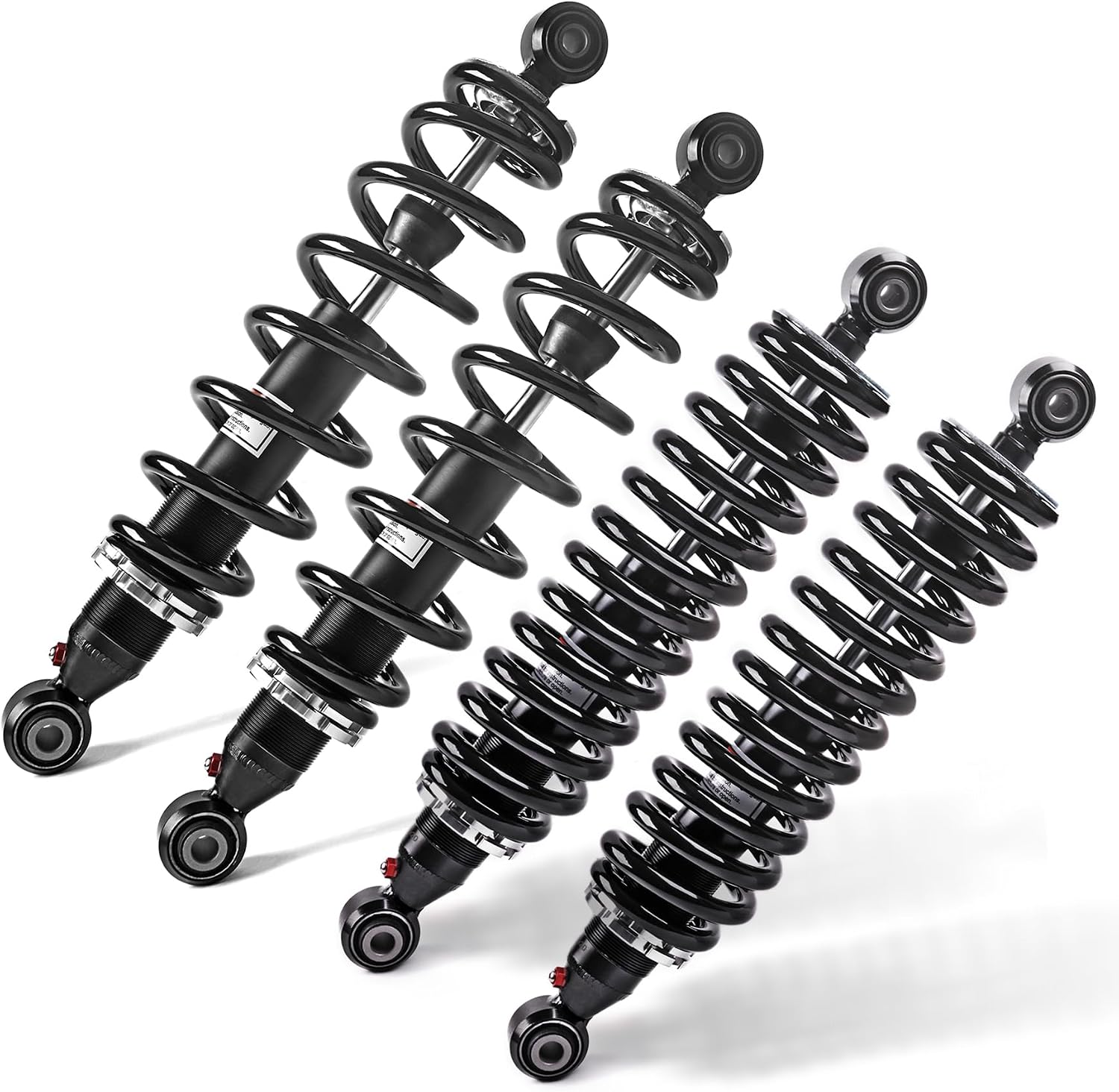 KLV Full Monotube Shock Set for Kawasaki Mule PRO UTV 45014-0558 | Fits 2017-2023 Mule PRO-FX/FXT & PRO-DX/DXT; OEM#45014-0441,45014-0537; Monotube gas-charged; heavy-duty
