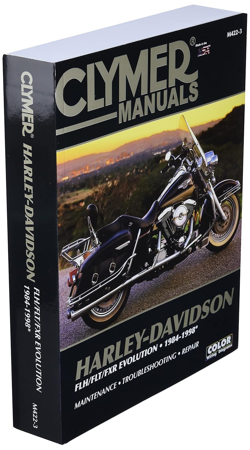 Harley-Davidson Road King, Electra, Tour Glide, Low Rider Motorcycle (1984-1998) Clymer Repair Manual