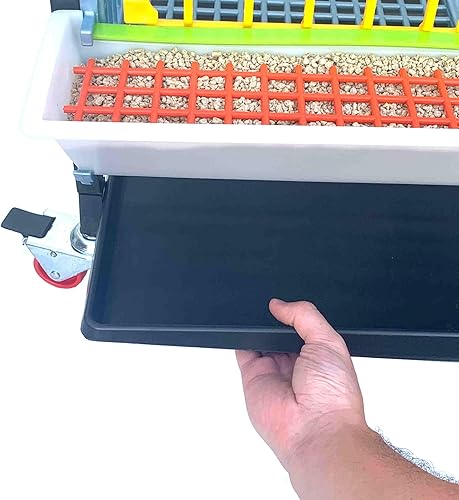 Miniatura 3 de Bolígrafos Big Grow Out de 2 capas, espacio de cabeza de 15 pulgadas, diseño de niveles apilables, bandeja de residuos higiénicos, bebedores