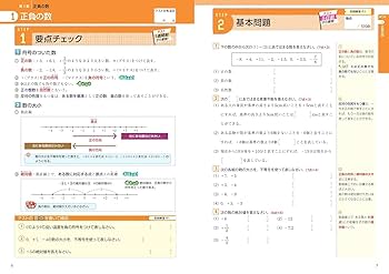 中学定期テスト 得点アップ問題集 中1数学 改訂版 | 旺文社 |本