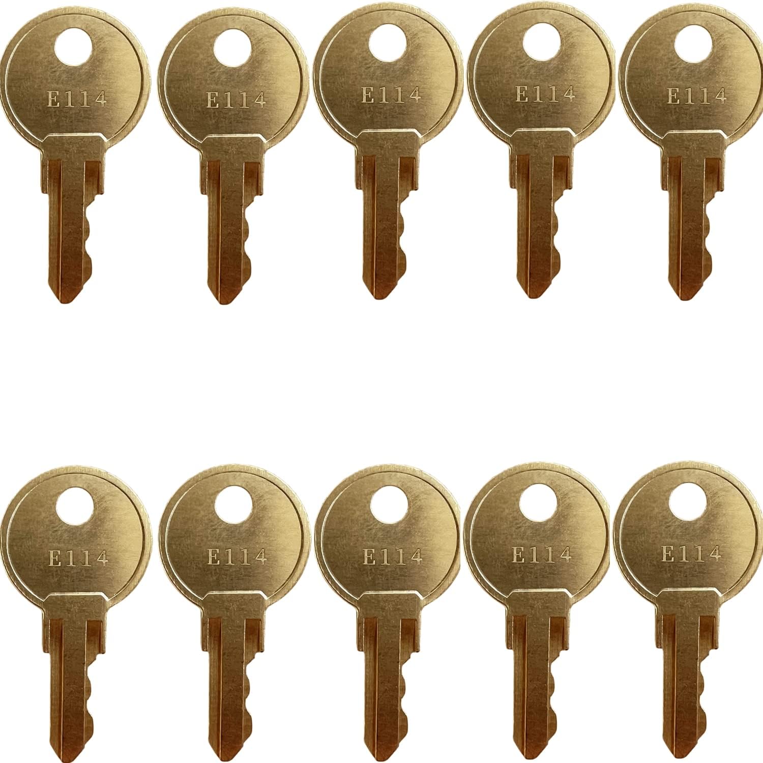 (5 Keys) KeyPower Keys for E114 / E114 Toilet Paper Dispenser, Paper Towel, Toilet