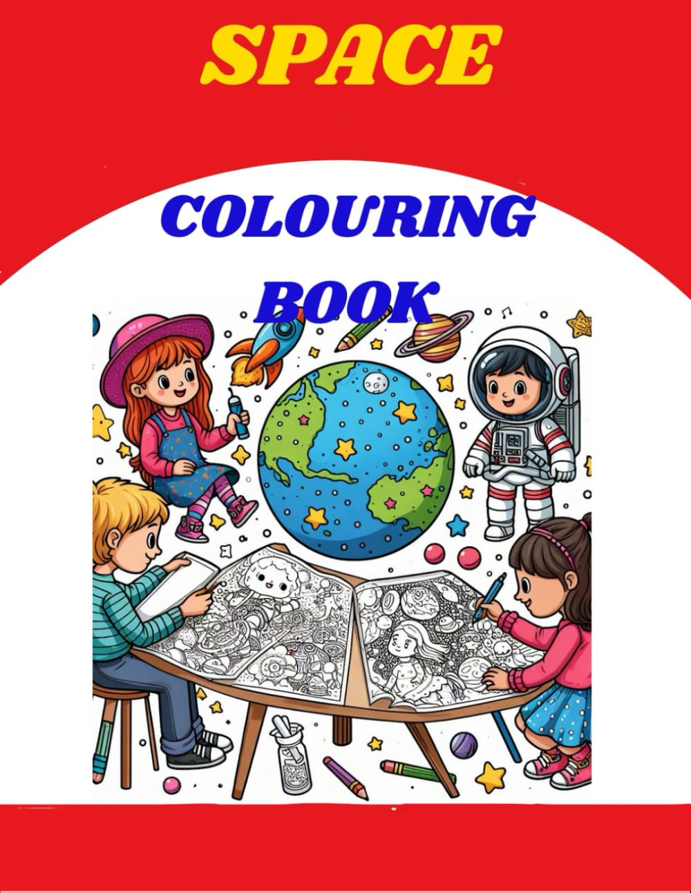 "Galactic Palette: A Space Coloring Adventure"