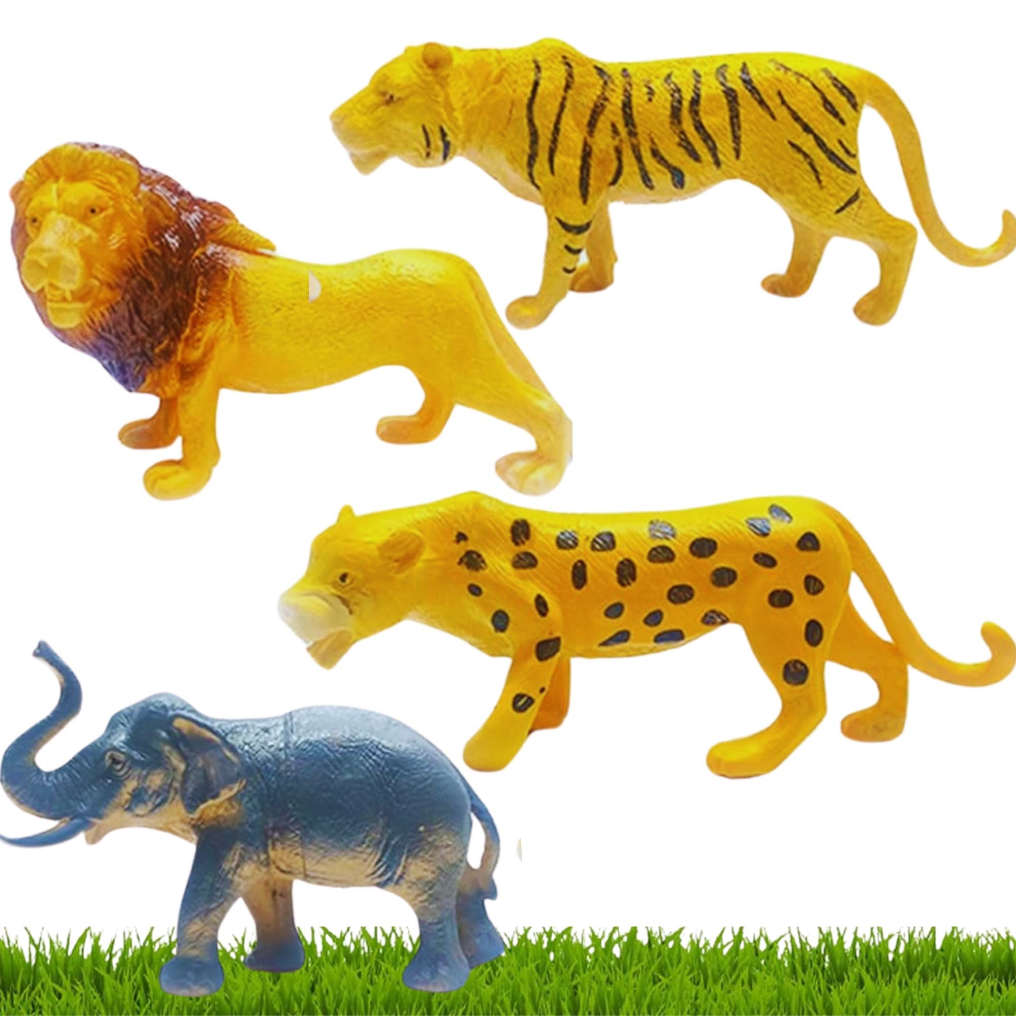 Mallexo Big Size Wild Animals Toys for Kids 4PCs Realistic Jungle Cartoon Jungle Safari Animal Action Figure for Boys and Girls Wildlife Toy Set for Children Tiger Elephent Lion Cheetah Toys (B0D8BK3LF8) Amazon Price History, Amazon Price Tracker