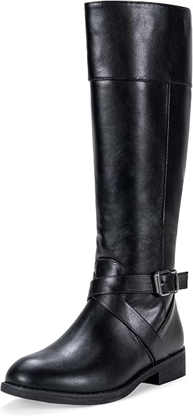 Vepose Women's 949 Tall Riding Boots with Wide Calf
