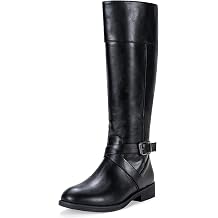 Vepose Womens 949 Knee High Boots,Tall Riding Boots Low Heel with Wide Calf and Wide Widths
