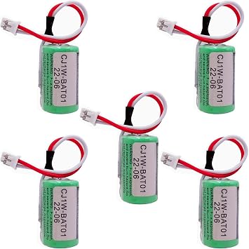 5 Pack CR14250SE Battery for CJ1W-BAT01 CJ1M CP1H CP1L CR14250SE3V PLC Battery 5 Pack
