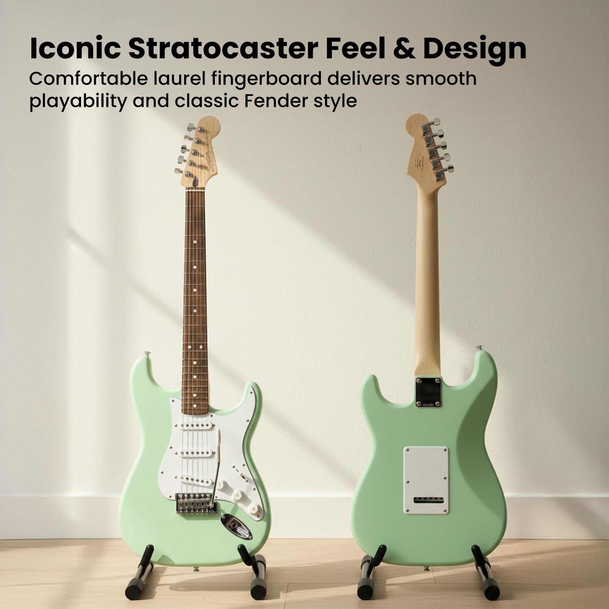 Amazon.co.jp: Fender Squier Stratocaster エレキギター - サーフ