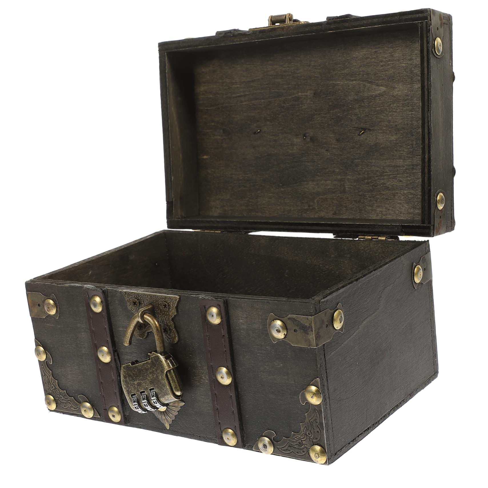Vintage Schmuckkästchen mit Schloss Aufbewahrungsbox für Ringe und Halsketten für Private Nutzung und Schmuckladen
