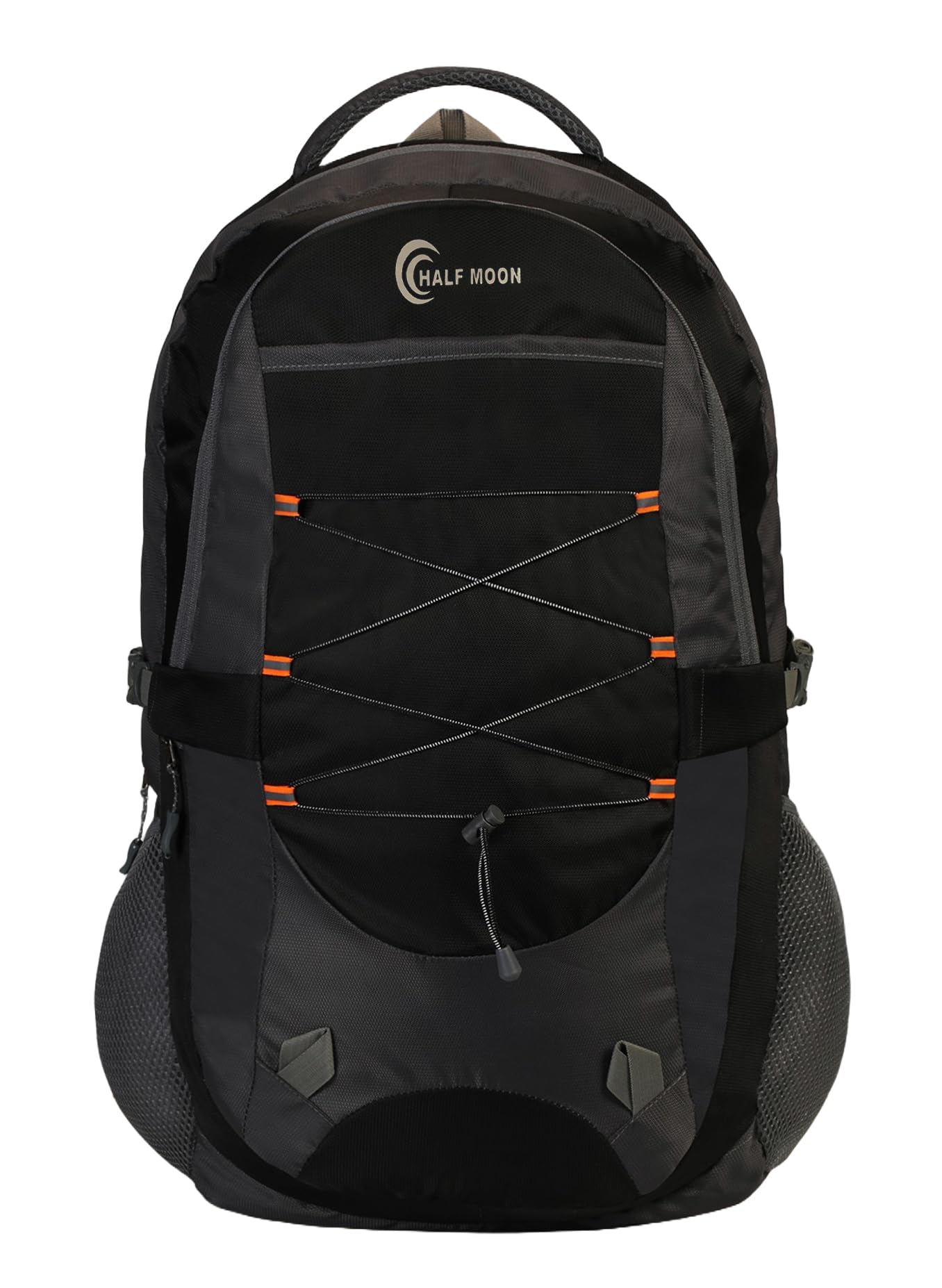 Half Moon Hercules 55L Travelling Laptop Bag/Rucksack Backpack for Luggage Travel Journey Trekking Hiking Bags for Men Women Boys and Girls with Laptop Compartment & Rain Cover (Black) (B0CJ3FDW3K) Amazon Price History, Amazon Price Tracker