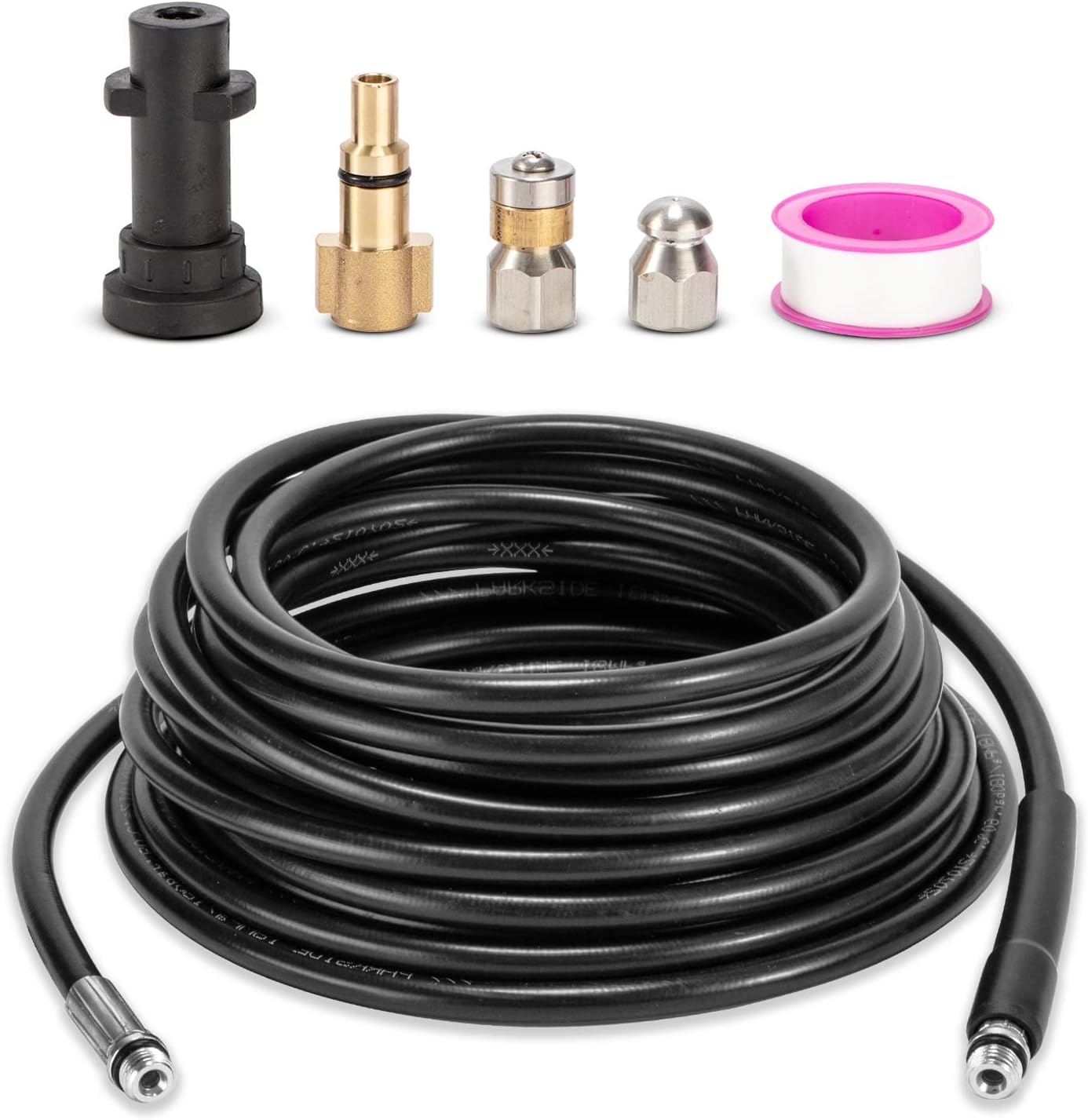 STYDDI Pressure Washer Drain Pipe Hose Cleaning Kit for Karcher K2K7