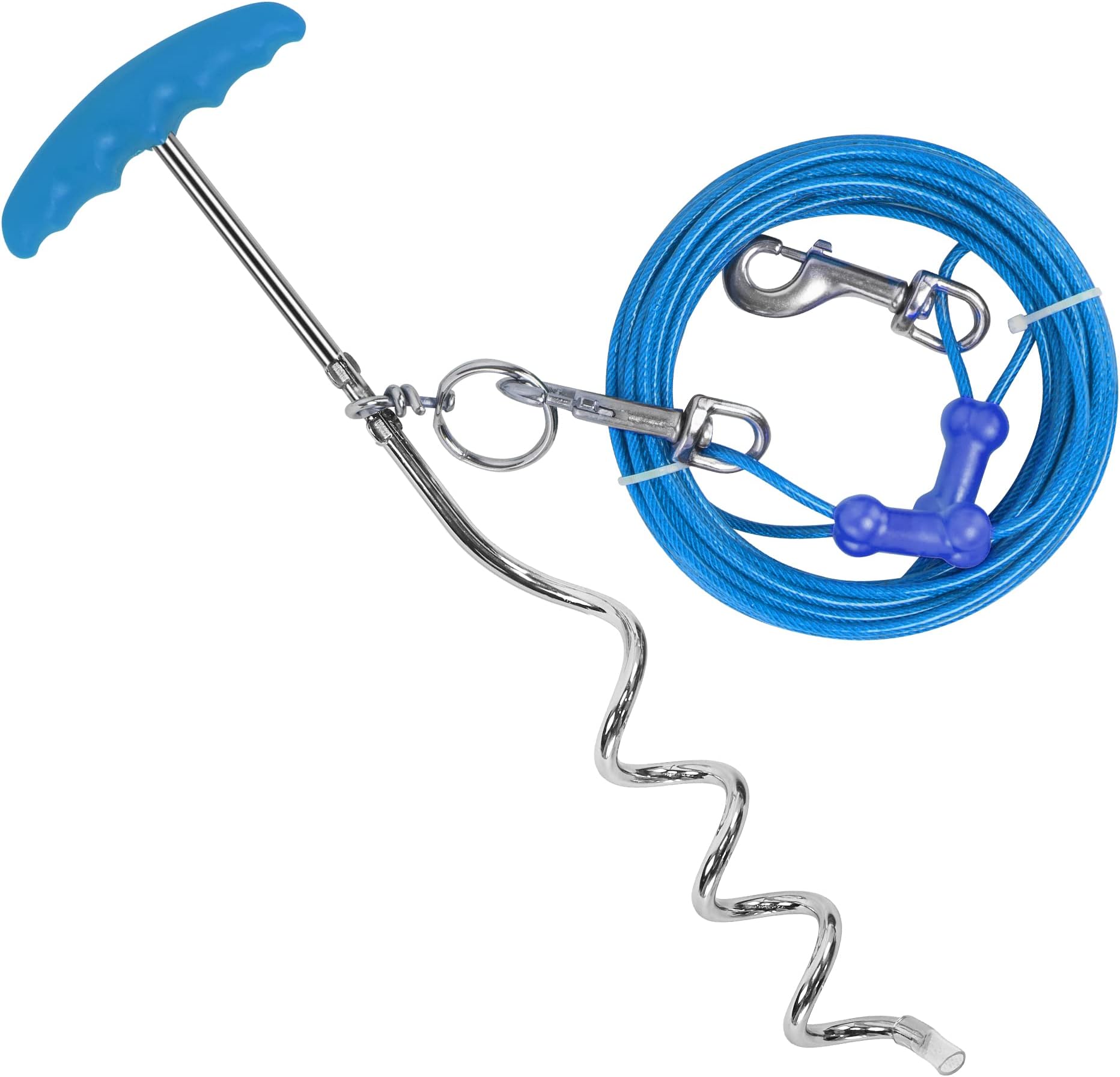 Metal ScrewIn Dog Lead Stake Amazon.co.uk Pet Supplies