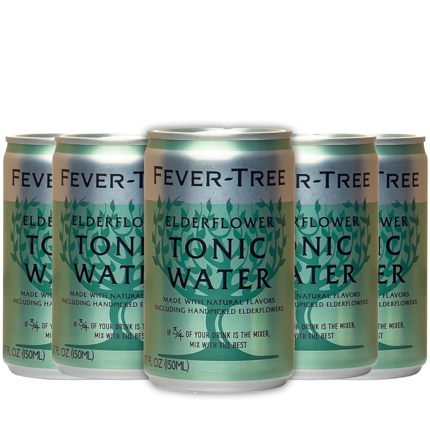 Fever Tree Elderflower Tonic Water Premium Quality Mixer & Soda Refreshing