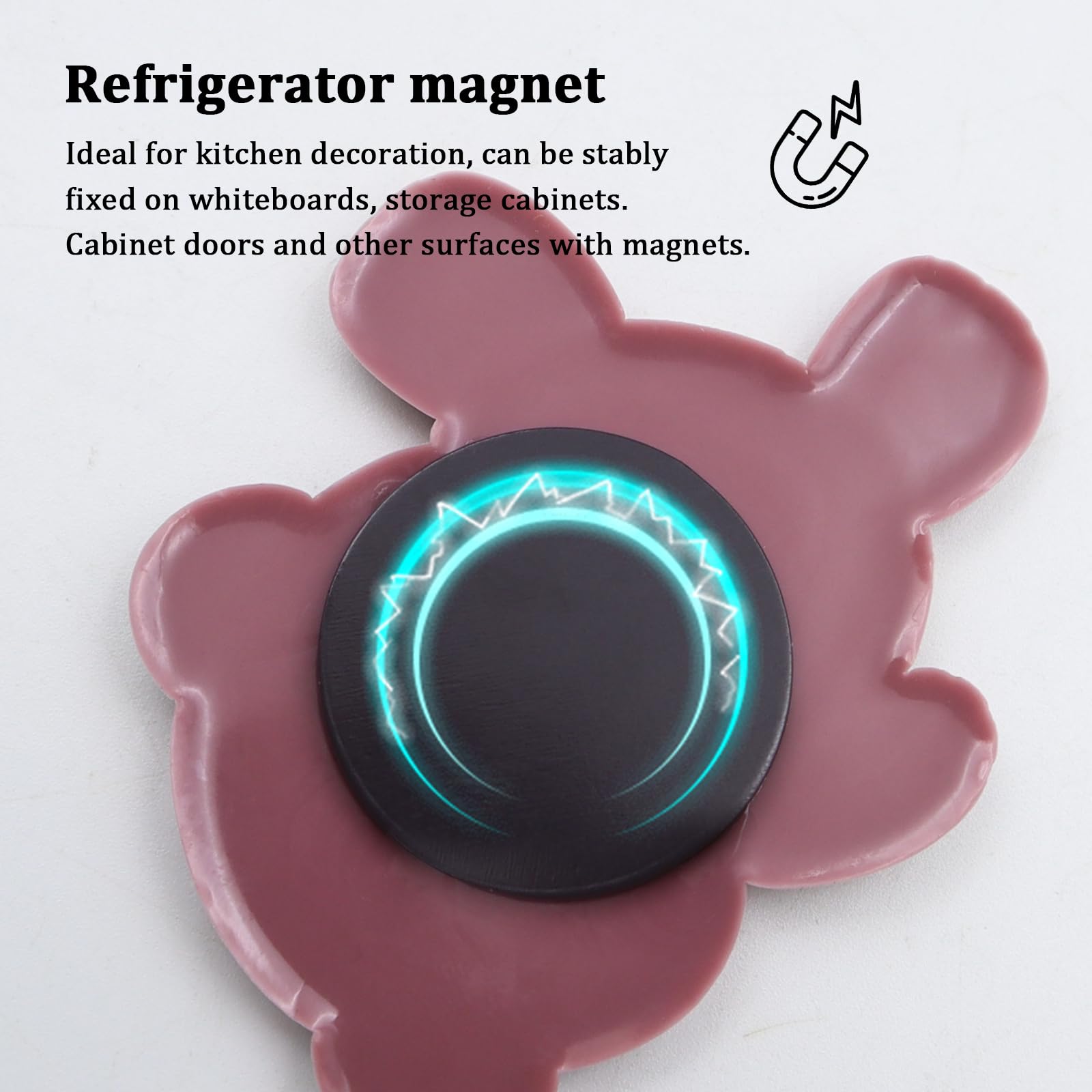 20 Pezzi Calamite Frigorifero Animali In Resina - Magneti Decorativi Per Cucina, Lavagne E Bambini - Foto 4