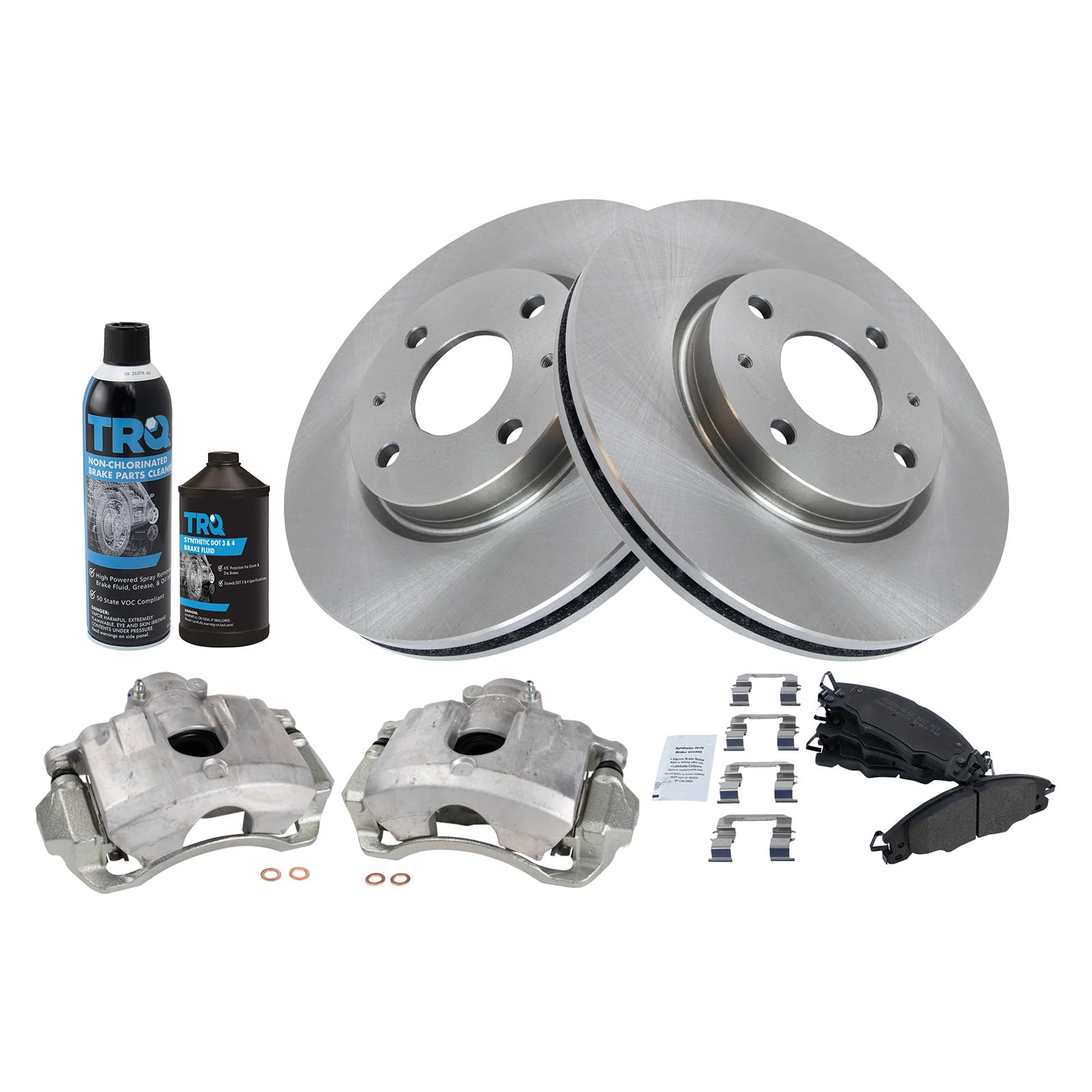 Kit Frenos Delanteros: 2 Discos + 4 Pastillas - Compatible Con Audi A4, A6, Skoda Superb - Frankberg