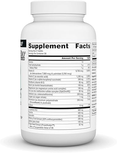 Miniatura 2 de Source Naturals Visual Eyes, Complejo Multi-Nutrientes - 120 Tabletas