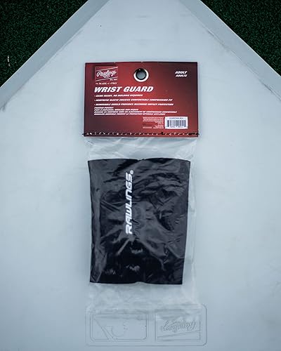 Miniatura 6 de Rawlings  Protector de muñeca  BéisbolSoftbol  Tallas para adultos y jóvenes  Negro