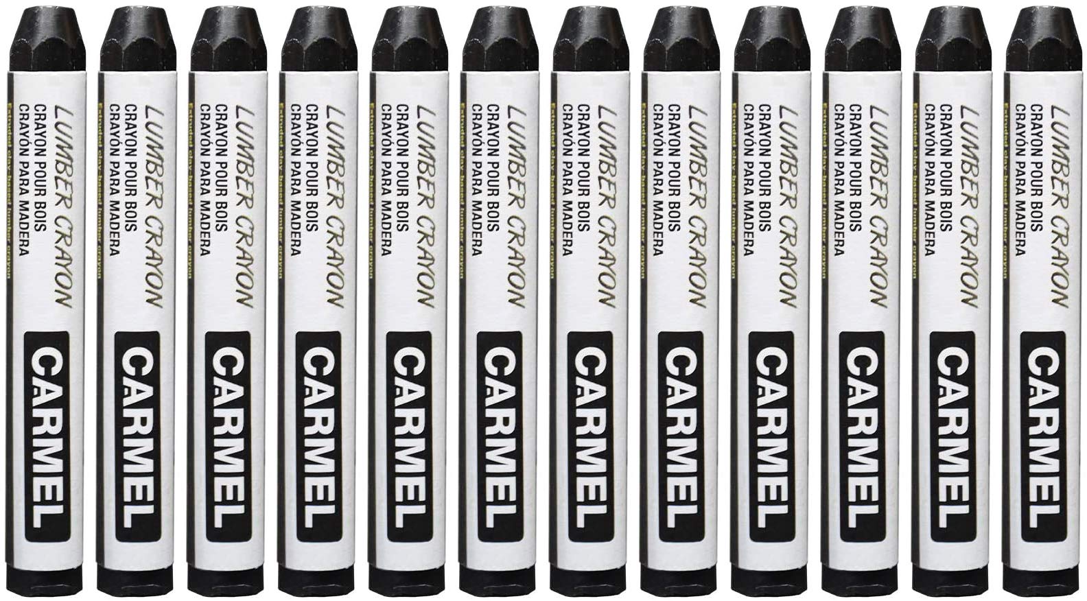 Buy Carmel Lumber Crayon, Pack of 12 (Black), Lumber Marking Crayon