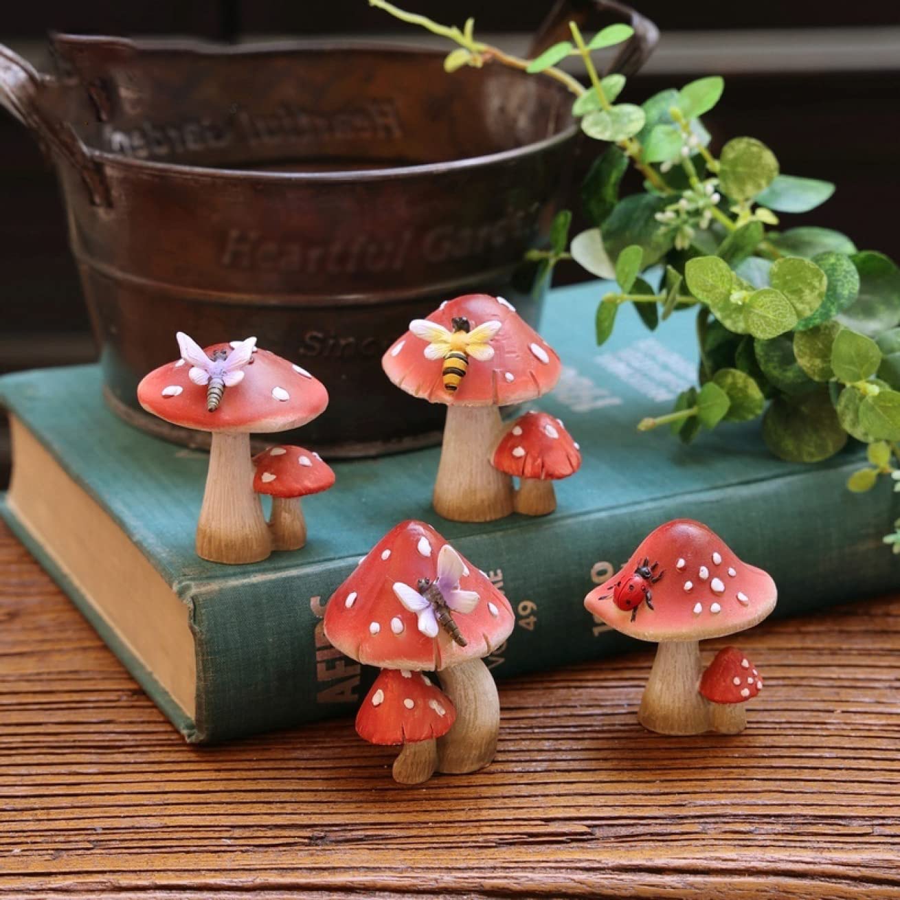 Amazon.co.jp: ガーデニング 植物雑貨 おしゃれ 菌類 キノコ