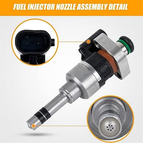 Miniatura 2 de 6PCS 55577403 Fuel Injectors Compatible With Chevrolet Cruze Equinox GMC Terrain Buick Encore 2016-2019 Nozzle Car Engine Parts