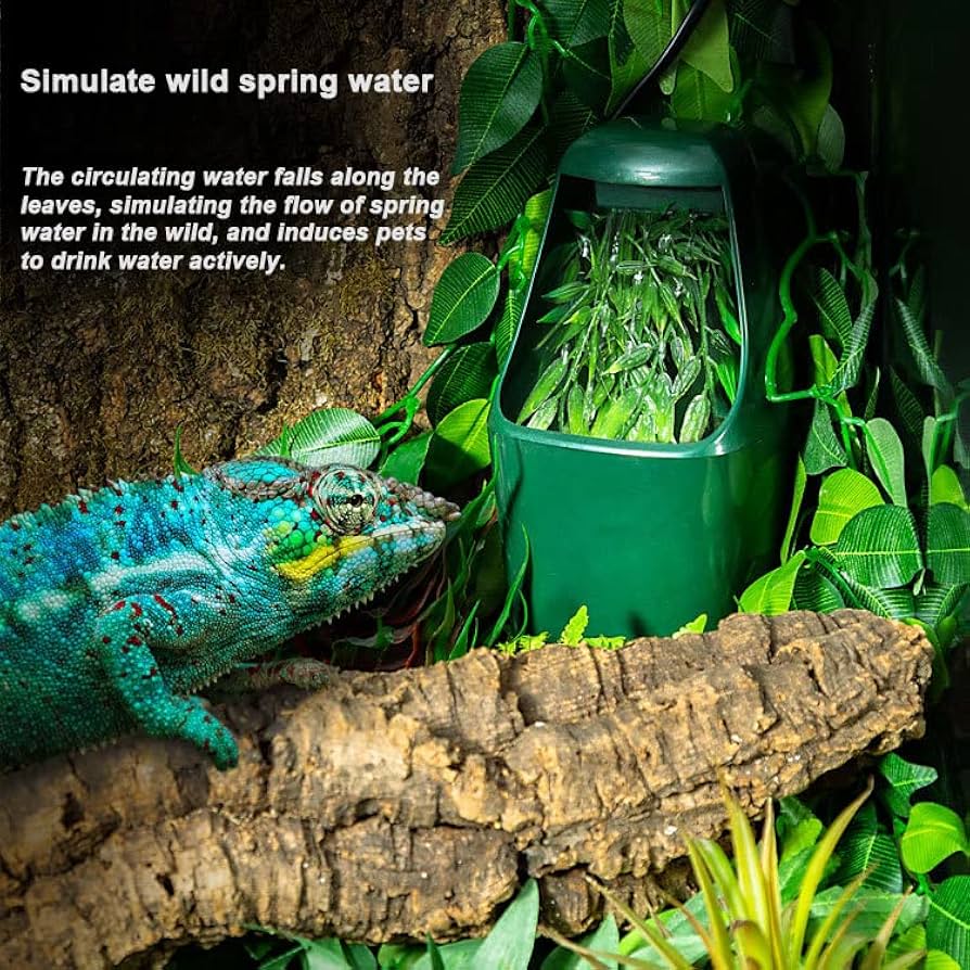 Amazon | YUXun YX 爬虫類ウォーターディスペンサー 自動