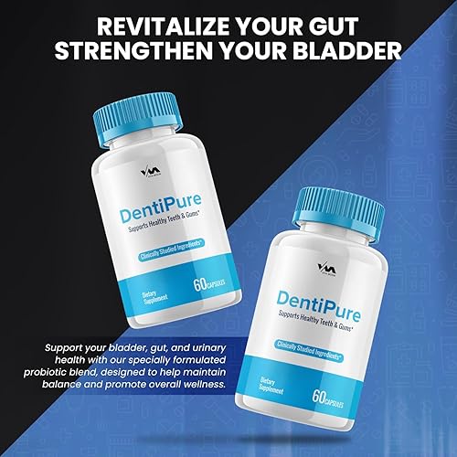 Miniatura 6 de Denti Pure Probiotics (2 unidades) - DentiPure Probiotic Advanced Formula, pastillas de apoyo saludables para dientes y encías, 120 cápsulas