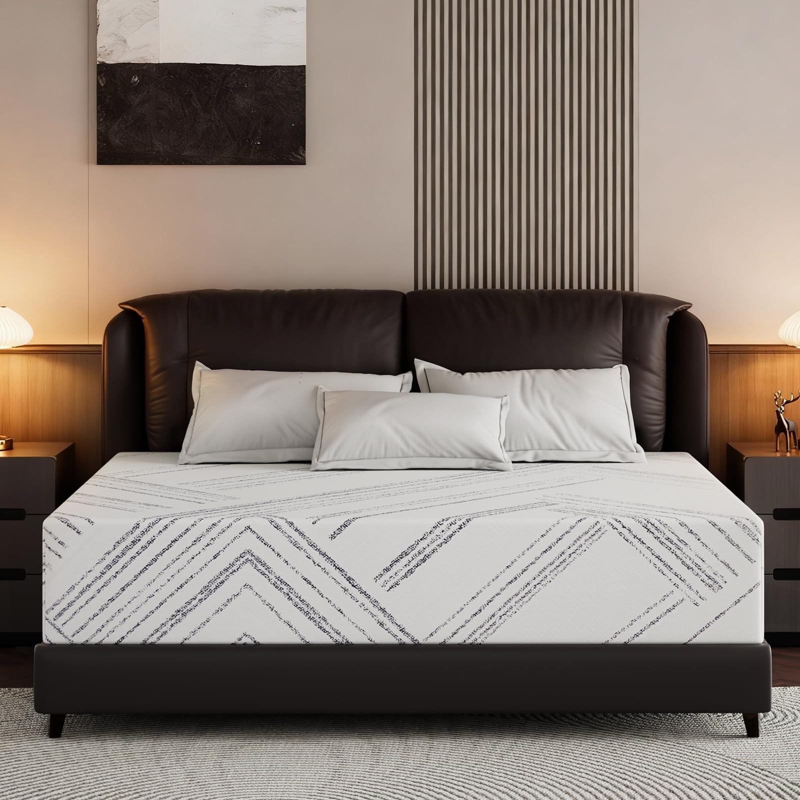 ZFHCBJ Full Size 6 Inch Gel Memory Foam Mattress