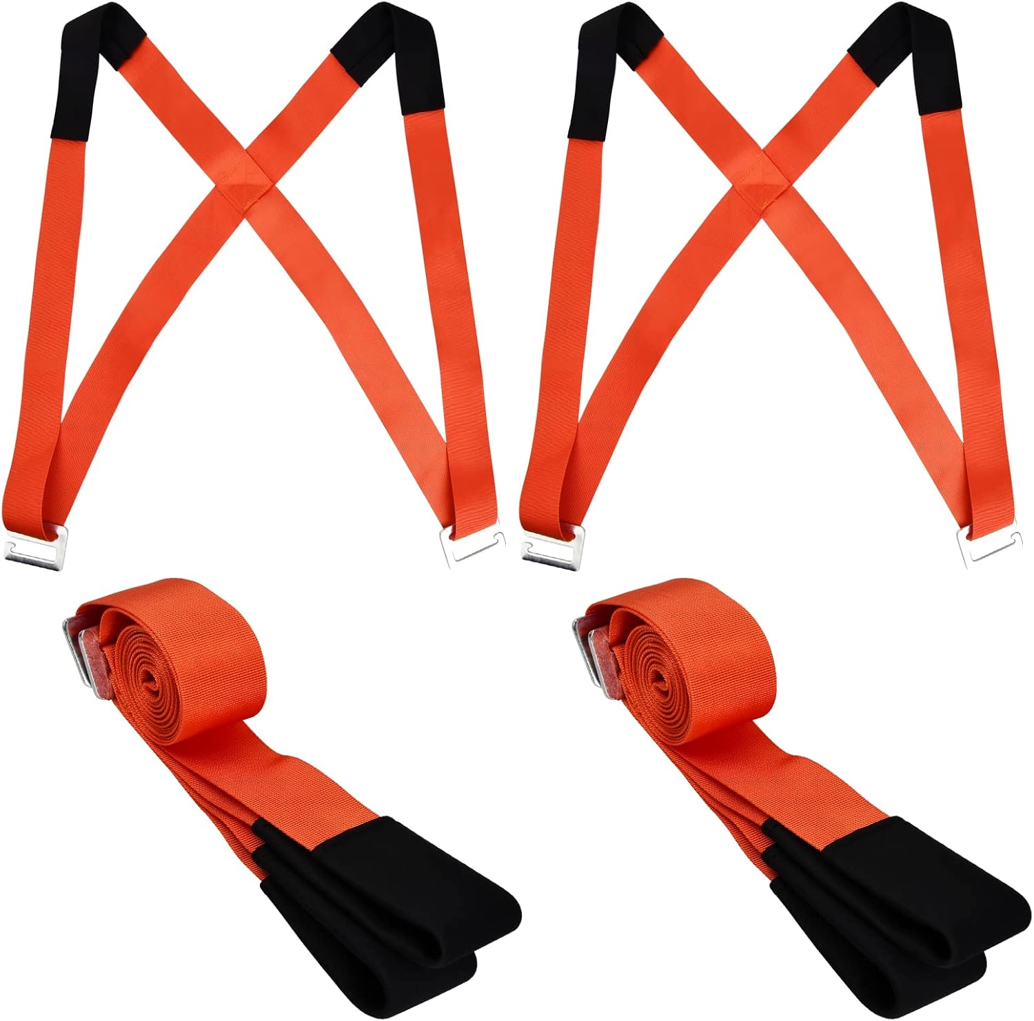 2 Person Moving Straps, Adjustable Furniture Lifting Straps, Shoulder