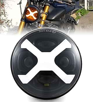 スポーツスター　XL1200 XL883 ノーマルヘッドライト Amazon | MOVOTOR スポーツスター ヘッドライト DRL付き Hi/Lo