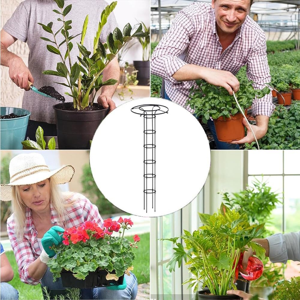 Obélisque de Jardin,210cm Tuteur Plant_e Grimpante,Cadre de Tour de Parapluie Vertical,Métal,Treillis for Les Plantes d'escalade,Tour for Plan_tes Grimpantes(120cm/47.2in)