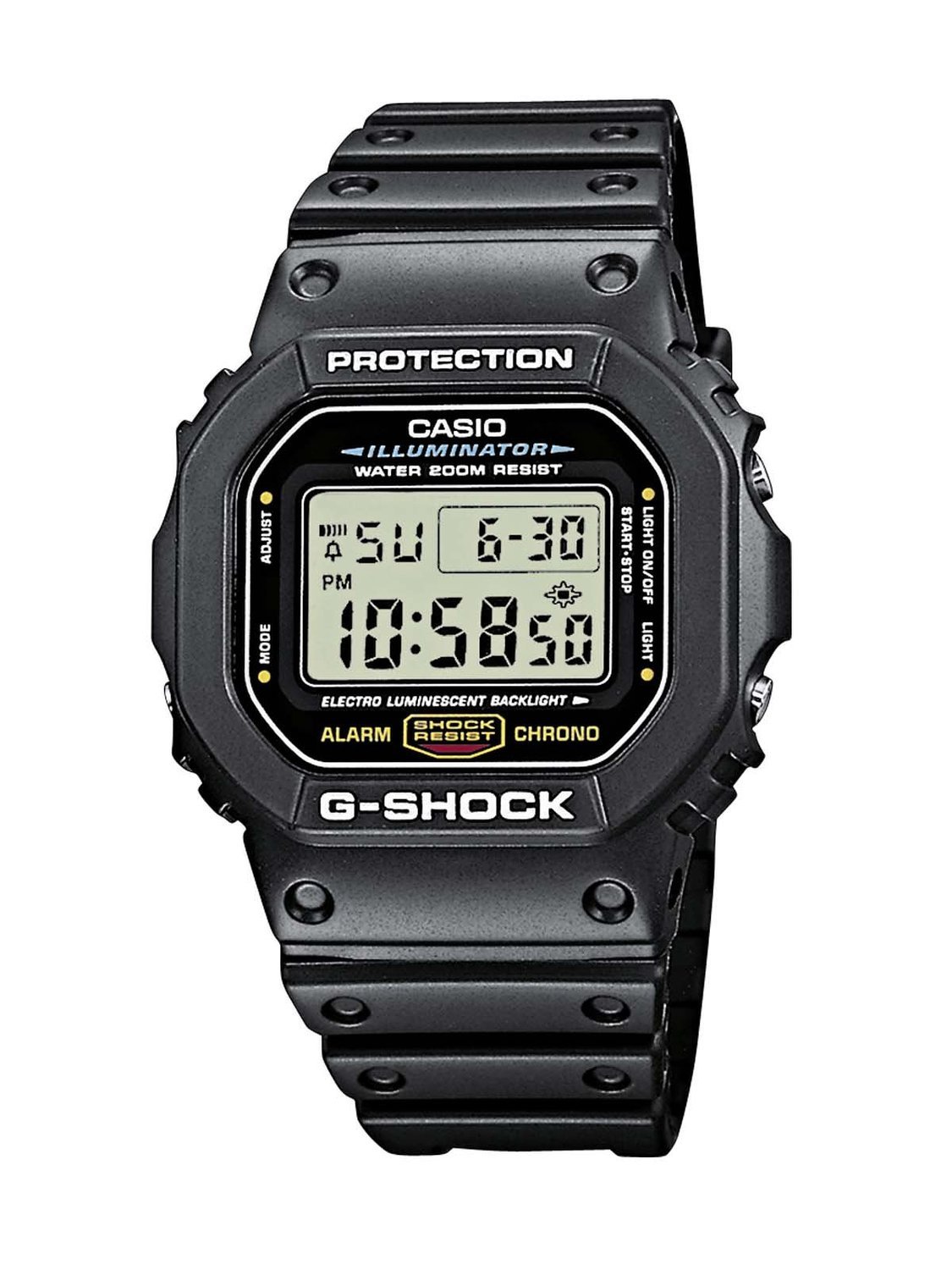 Men's G-Shock DW5600E-1V Black Resin Quartz Watch