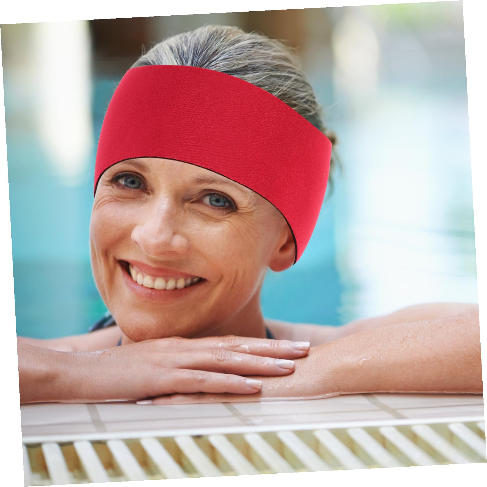Toddmomy 16piezas Banda De Natación Ajustable Para Oídos Protección Para y Natación Material Neopreno Transpirable y Elástico Vibrantes
