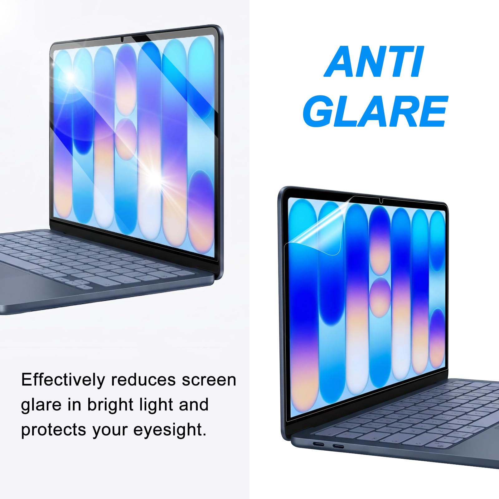 2 pellicole proteggi schermo per MacBook Neo 13" A18 Pro A3404 2026 5H PET HD ad alta definizione antigraffio e antipolvere (opaco)