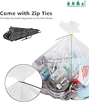 Vista 11 de 75 Counts AYOTEE Mini Garbage Bags, 1.2 Gallon Small Compostable Trash Bags, Small Garbage Bags for home, Fit 4.5 or 5 Liter Bathroom Wastebasket
