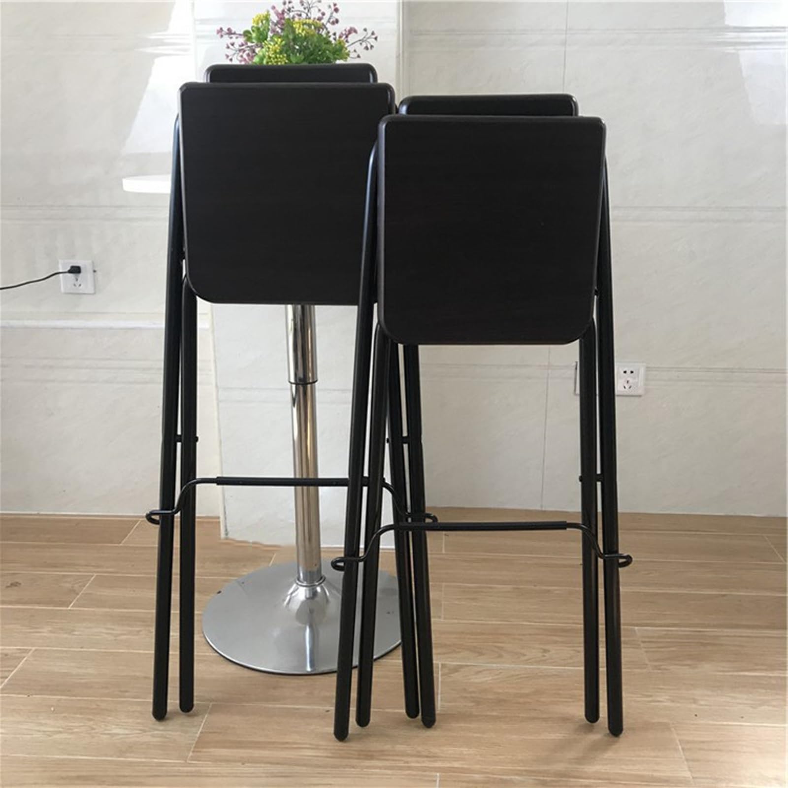 Amazon｜ハイスツール ベランダ 折りたたみ椅子、高い座面 カウンター
