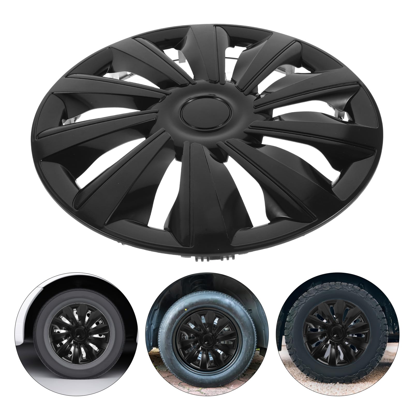 Tapacubos de Alta Resistencia para Llantas de 14 Pulgadas, 4 Unidades, Diseño Decorativo para SUV, Accesorios Exteriores para Ruedas de Coche, Protección Automotriz
