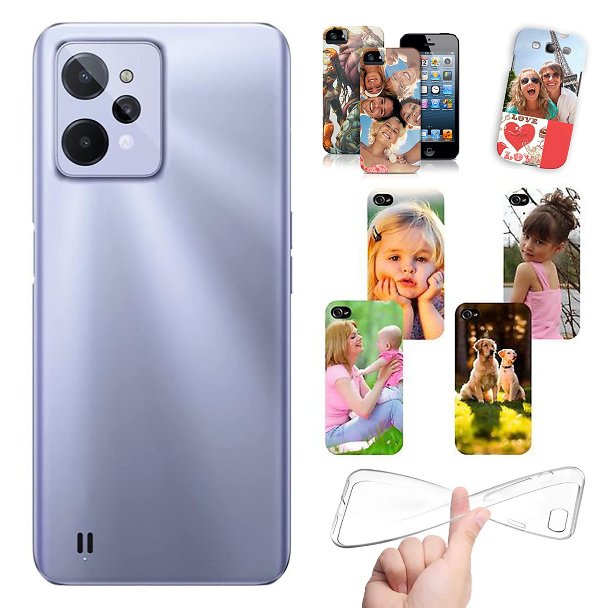 Funda Silicona Para Realme C61 / C63 4g Diseño Brochas Dibujos con Ofertas en