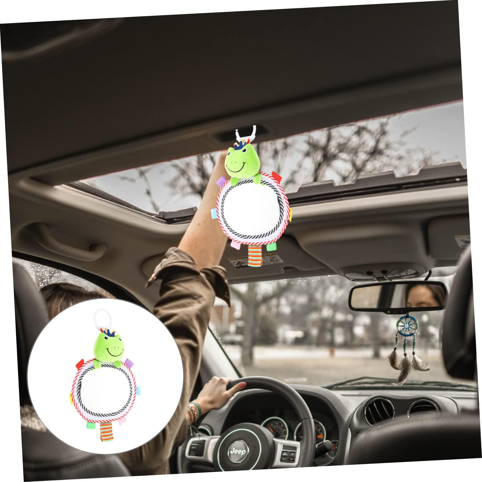 Toyvian 3 Specchietti per Auto per Neonati Specchietti per Losservazione del Bambino Giocattolo Retrovisore Robusto E Sicuro