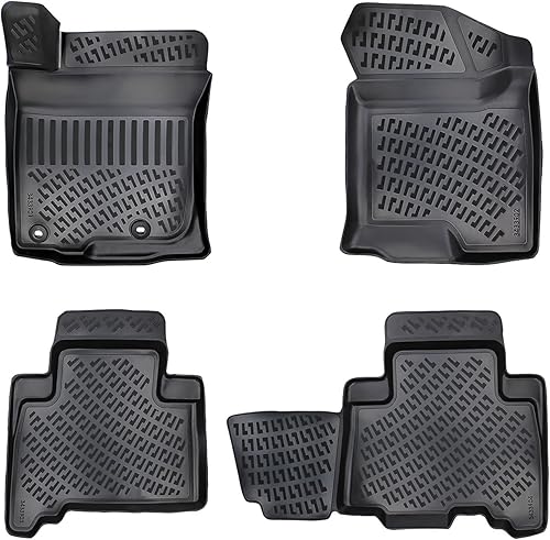 Croc Liner Alfombrillas de piso de ajuste personalizado para todo tipo de clima, compatibles con Toyota Land Cruiser (2012-2021)