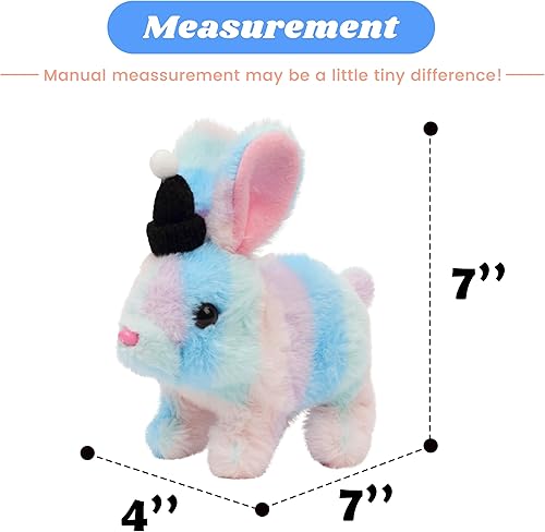 Miniatura 227 de Hopearl - Juguete electrónico interactivo de peluche, mascota con sonidos y movimientos, regalo jirafa animada que camina y mueve la cola