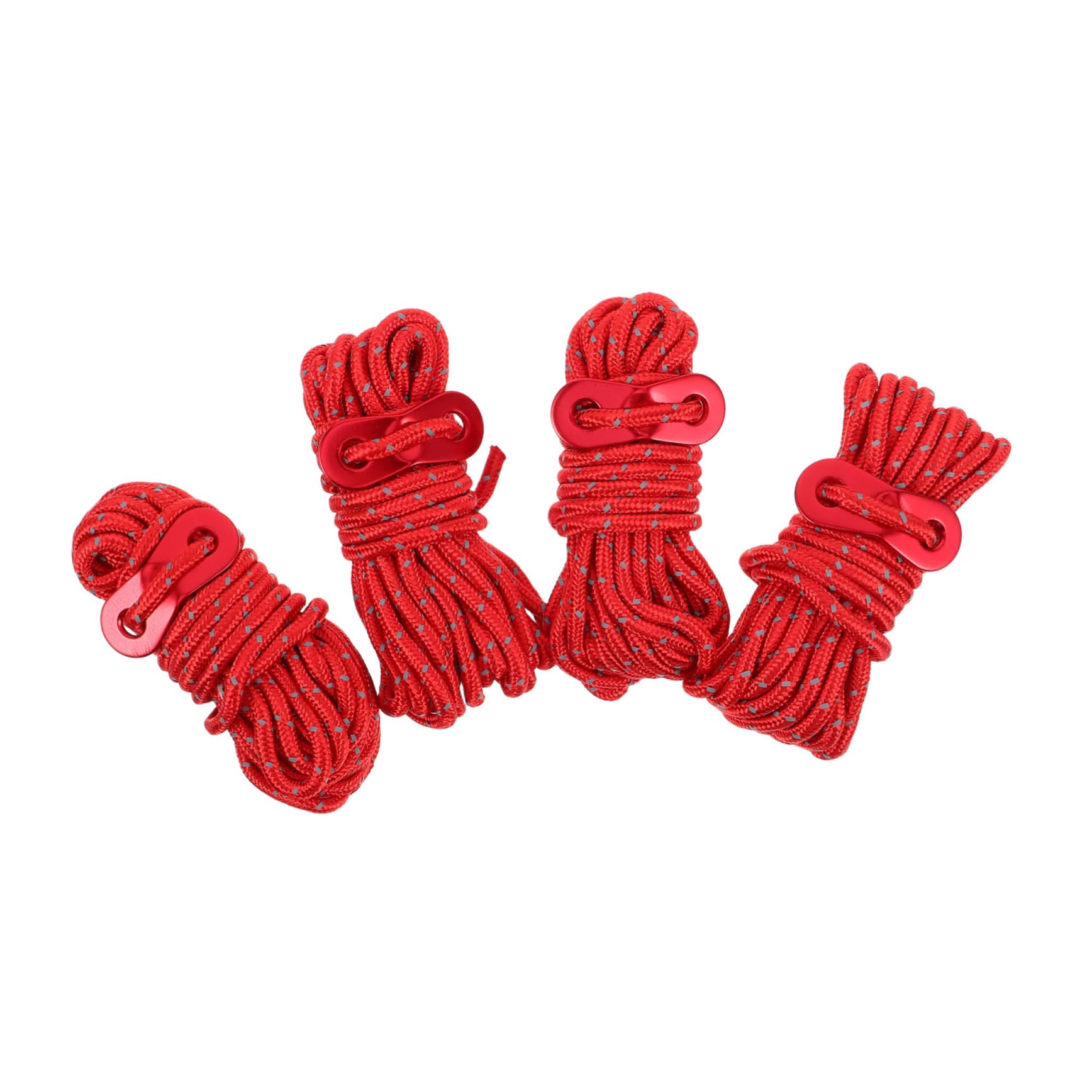POPETPOP 4pcs Reflective Camping Rope Twine for Tarp Tree Climbing and Outdoor Use Enhanced Night Visibility Thick and Rope for All Camping Needs