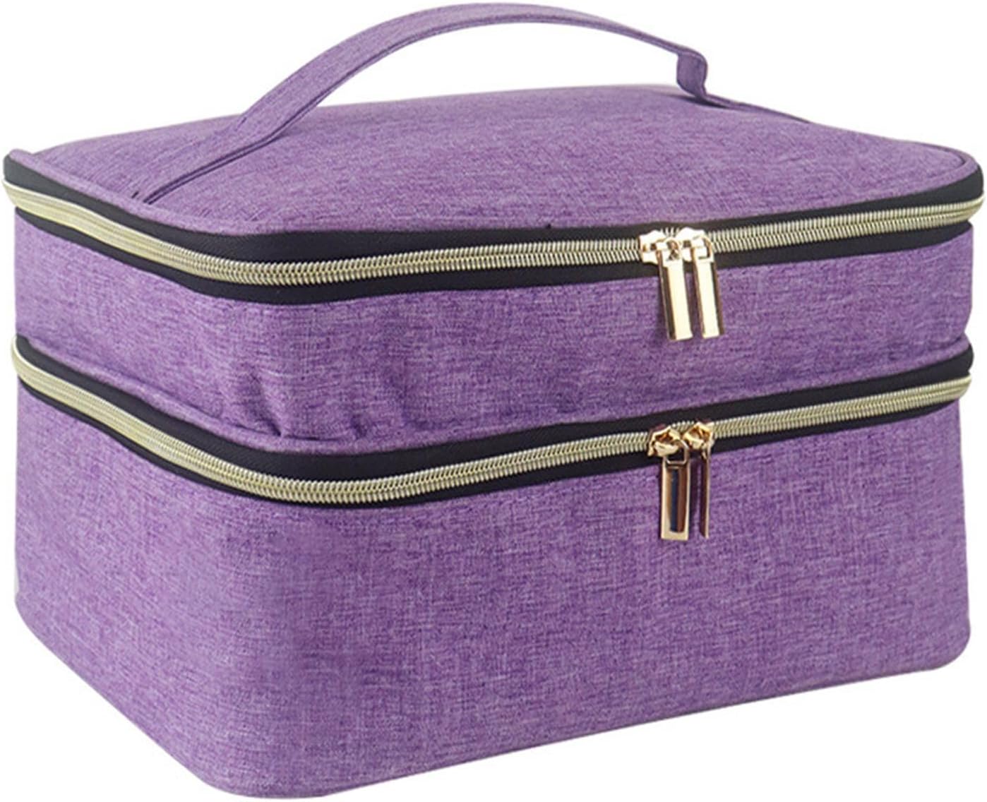 Sewing Basket Large, Sewing Kit Box, Sewing Organizer Box, Sewing Organizer, Sewing Box, Double-Layer Sewing Supplies Organizer Accessories Storage Bag for Thread, Needles Pins Buttons (Bag Only)