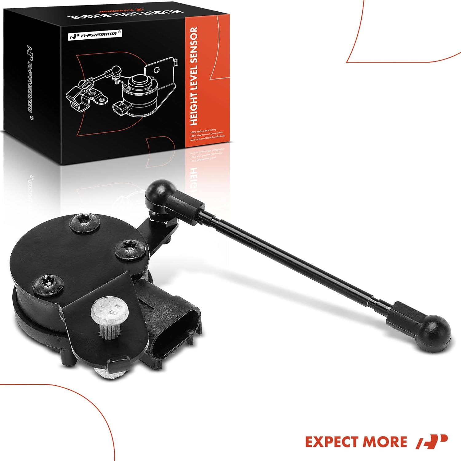 A-Premium Ride Height Level Sensor Compatible with Cadillac CTS 2014-2019, ATS 2013-2019, Rear Right Passenger Side