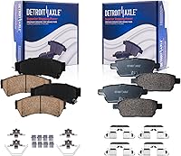 Vista 15 de Detroit Axle - Kit de freno trasero para Ford Fusion Lincoln MKZ Zephyr Mazda 6 Mercury Milan, repuesto de pastillas de freno de cerámica