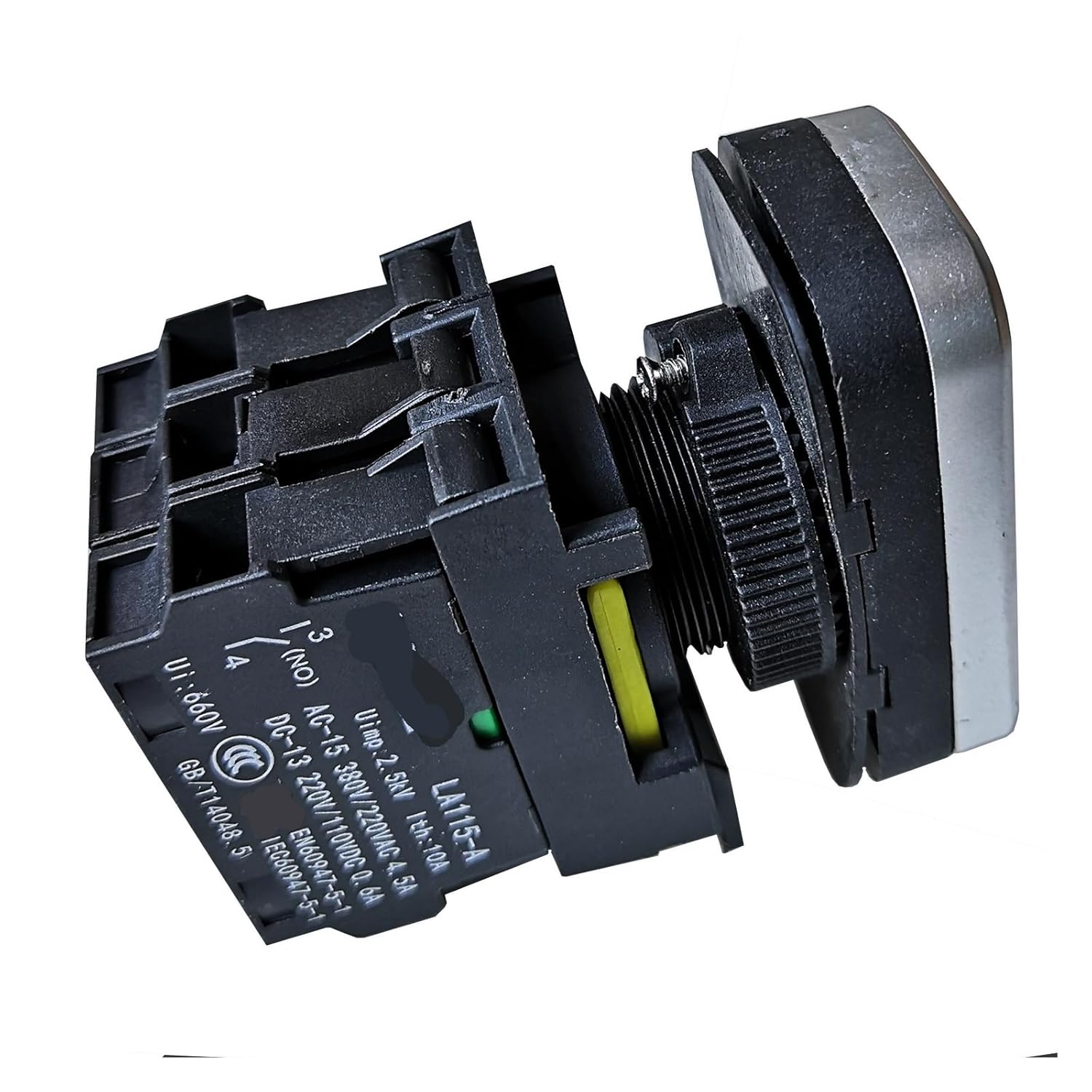 LA115-A5-11RD1 Waterproof 1NO LB 1NC 220V M22 Momentary Illuminated Flush Button Pushbutton Switch for Pump Control Cabinet