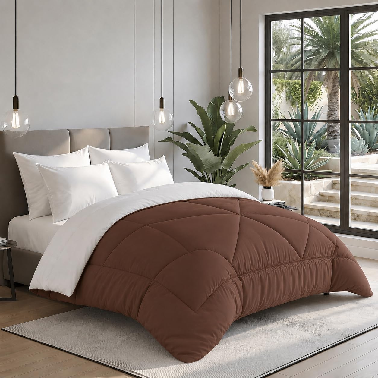 Monte Carlo Double Comforter - Lightweight & Reversible -13