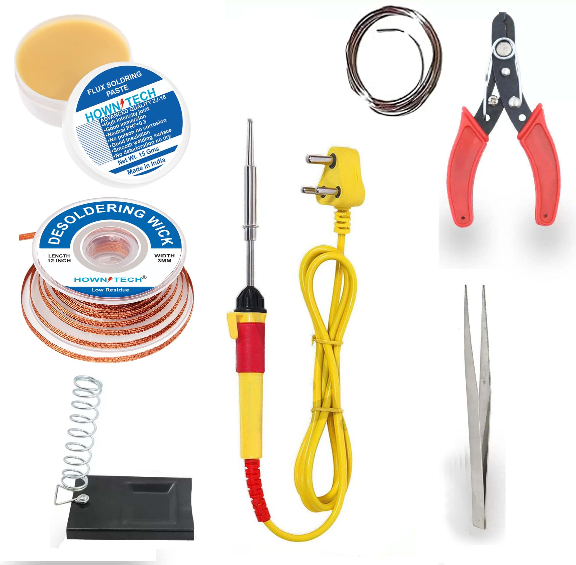 Buy Beginners 7 in 1 Economy Soldering iron Kit & Electric Soldering