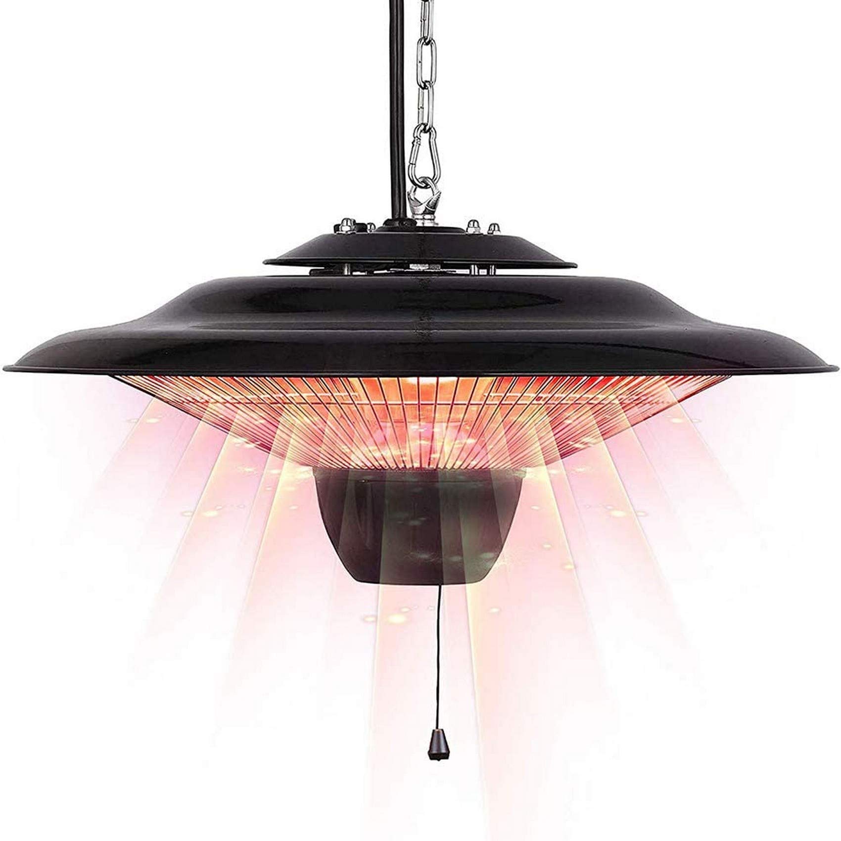 Outdoor Heater Patio, Hanging Ceiling Mounted Heater Standing Halogen Heater  2 Gears Adjustable Electric Heating Lights 1500W and 2000W for Indoor  Garden : Amazon.sg: Home